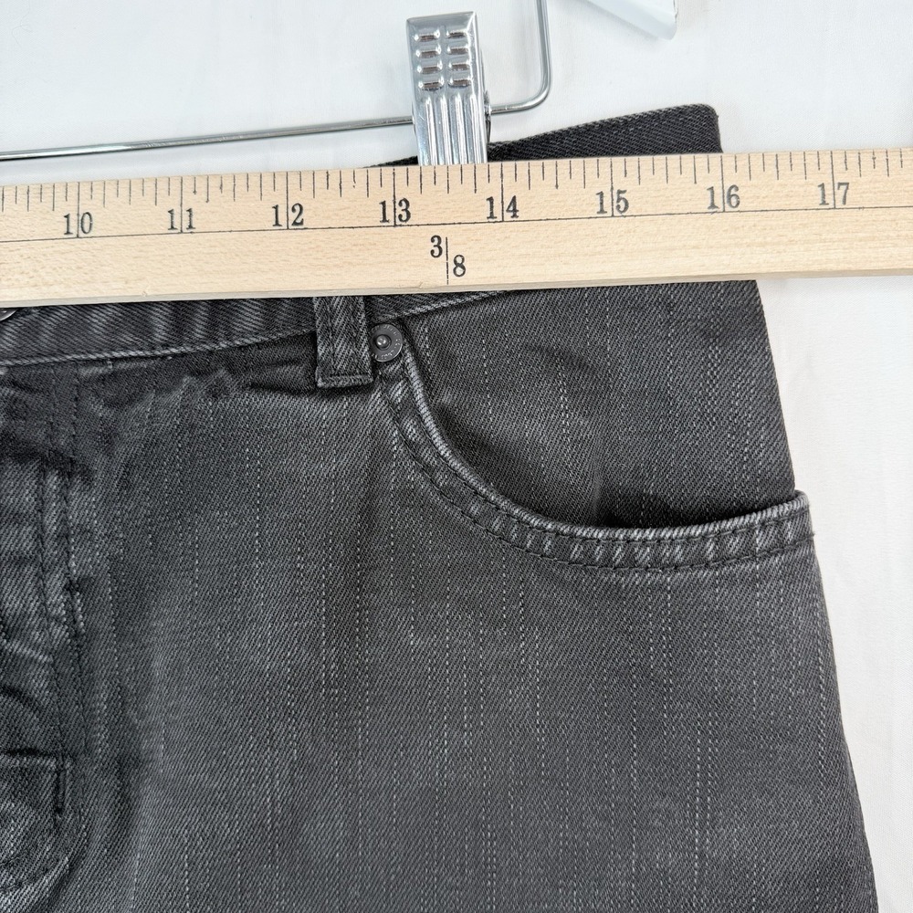 Lauren Jeans Co Ralph Lauren Denim Skirt Women's SZ-8 Black Stretch Cotton - Picture 6 of 15